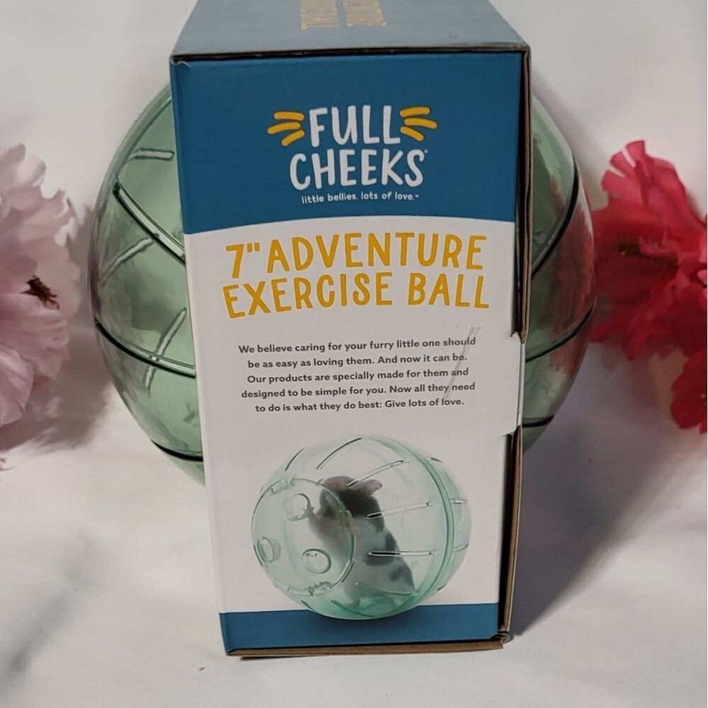 Full Cheeks NIB Small Animal 7" Green Adventure Exercise Ball - Picture 8 of 8